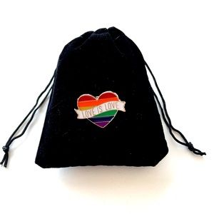 3/$10 🌈 Love is Love” Enamel Heart Pin for Gifts/Events/Personal Use…